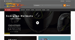 Desktop Screenshot of motopower.eu