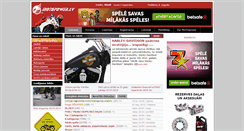Desktop Screenshot of motopower.lv